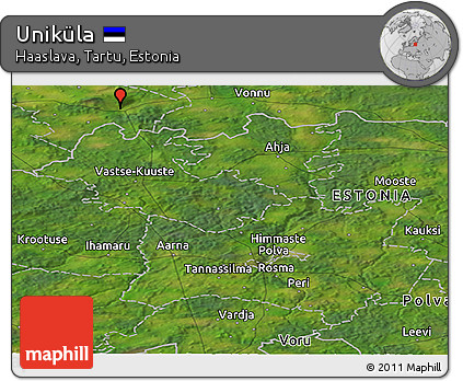 Satellite Panoramic Map of Uniküla
