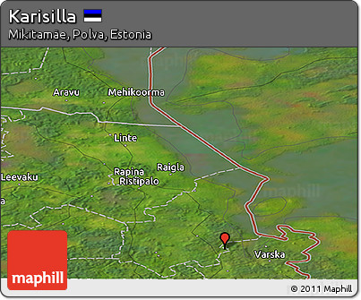 Satellite Panoramic Map of Karisilla