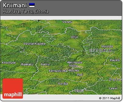 Satellite Panoramic Map of Kriimani