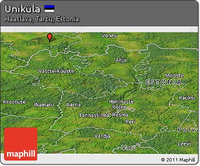 Satellite Panoramic Map of Uniküla