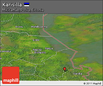 Satellite Panoramic Map of Karisilla