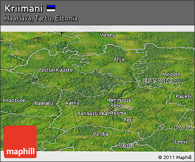 Satellite Panoramic Map of Kriimani