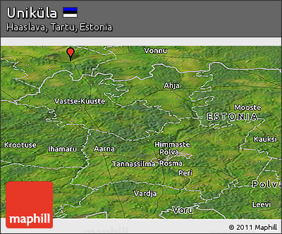 Satellite Panoramic Map of Uniküla