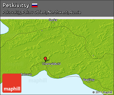 Physical 3D Map of Peskivitsy