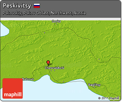 Physical 3D Map of Peskivitsy