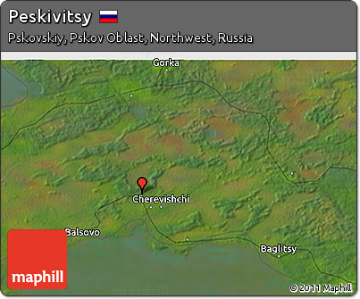 Satellite 3D Map of Peskivitsy