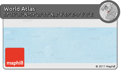 Physical Panoramic Map of the Area around 58° 8' 44" N, 2° 37' 30" E