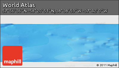 Political Panoramic Map of the Area around 58° 8' 44" N, 38° 10' 29" W