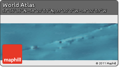Satellite Panoramic Map of the Area around 58° 8' 44" N, 39° 1' 29" W