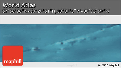 Satellite Panoramic Map of the Area around 58° 8' 44" N, 39° 1' 29" W