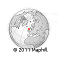 Outline Map of the Area around 58° 8' 44" N, 3° 19' 30" W, rectangular outline