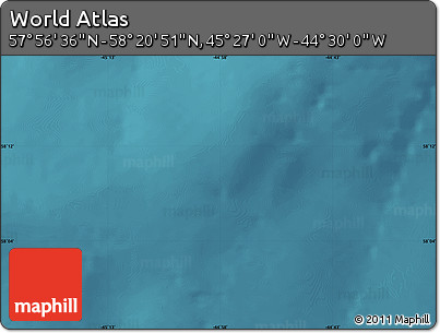 Satellite Map of the Area around 58° 8' 44" N, 44° 58' 30" W
