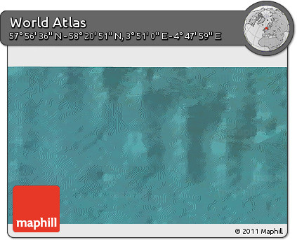 Satellite 3D Map of the Area around 58° 8' 44" N, 4° 19' 30" E
