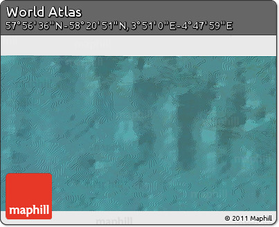 Satellite 3D Map of the Area around 58° 8' 44" N, 4° 19' 30" E