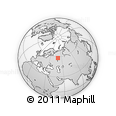 Outline Map of the Area around 58° 8' 44" N, 50° 13' 30" E, rectangular outline