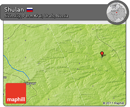 Physical 3D Map of Shulan