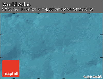 Satellite Map of the Area around 58° 8' 44" N, 55° 10' 29" W