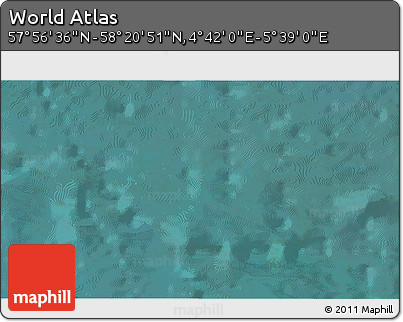 Satellite 3D Map of the Area around 58° 8' 44" N, 5° 10' 30" E