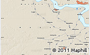 Shaded Relief Map of the area around 58° 8' 44" N, 82° 31' 30" E