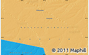 Political Map of the area around 58° 8' 44" N, 89° 19' 29" E