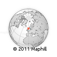 Outline Map of the Area around 58° 30' 22" N, 0° 46' 30" W, rectangular outline