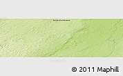 Physical Panoramic Map of the area around 58° 30' 22" N, 106° 10' 30" W