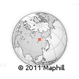 Outline Map of the Area around 58° 30' 22" N, 113° 7' 30" E, rectangular outline
