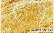 Physical Map of the area around 58° 30' 22" N, 113° 58' 29" E