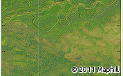 Satellite Map of the area around 58° 30' 22" N, 113° 49' 29" W