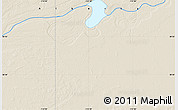 Shaded Relief Map of the area around 58° 30' 22" N, 113° 49' 29" W