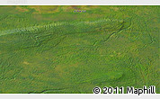 Satellite 3D Map of the area around 58° 30' 22" N, 118° 55' 30" W
