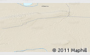 Shaded Relief 3D Map of the area around 58° 30' 22" N, 118° 55' 30" W