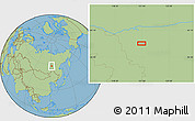 Savanna Style Location Map of the area around 58° 30' 22" N, 121° 37' 30" E