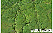 Satellite Map of the area around 58° 30' 22" N, 121° 37' 30" E