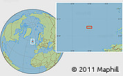 Savanna Style Location Map of the area around 58° 30' 22" N, 12° 40' 30" W