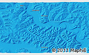 Political 3D Map of the area around 58° 30' 22" N, 134° 22' 30" E