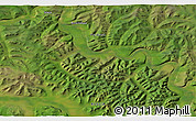 Satellite 3D Map of the area around 58° 30' 22" N, 134° 22' 30" E