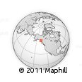 Outline Map of the Area around 58° 30' 22" N, 135° 4' 29" W, rectangular outline