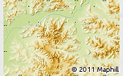Physical Map of the area around 58° 30' 22" N, 137° 46' 30" E