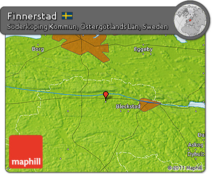 Physical 3D Map of Finnerstad