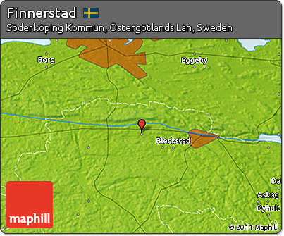 Physical 3D Map of Finnerstad