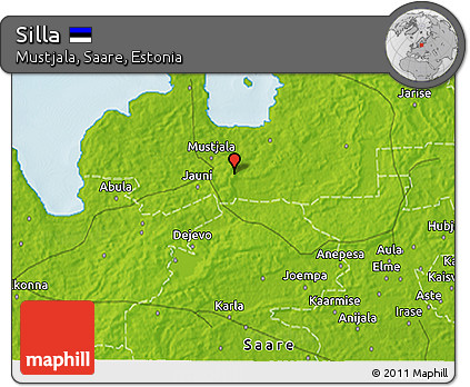 Physical 3D Map of Silla