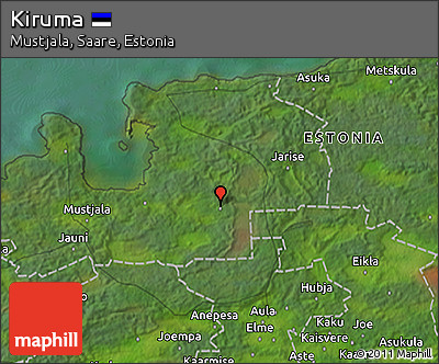 Satellite 3D Map of Kiruma