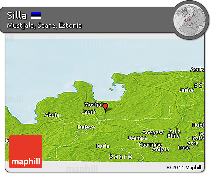 Physical Panoramic Map of Silla