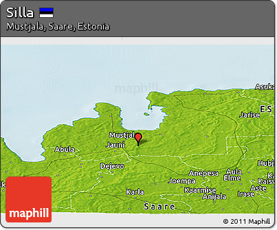 Physical Panoramic Map of Silla
