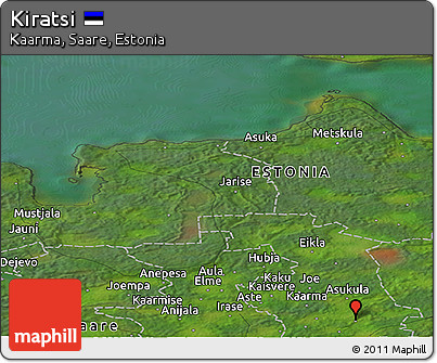 Satellite Panoramic Map of Kiratsi