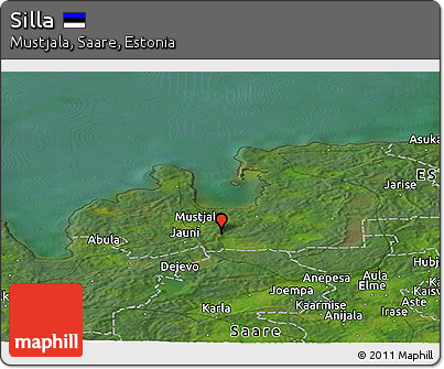 Satellite Panoramic Map of Silla