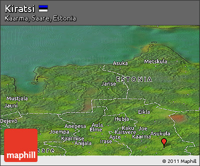 Satellite Panoramic Map of Kiratsi