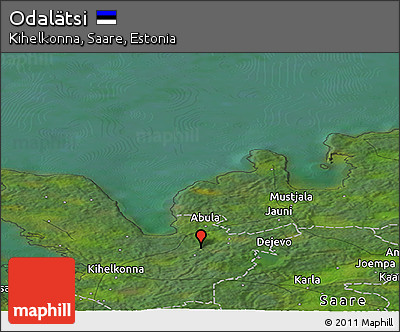 Satellite Panoramic Map of Odalätsi