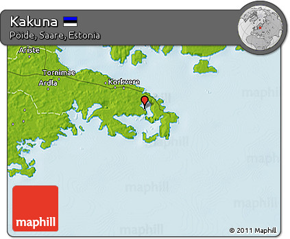Physical 3D Map of Kakuna